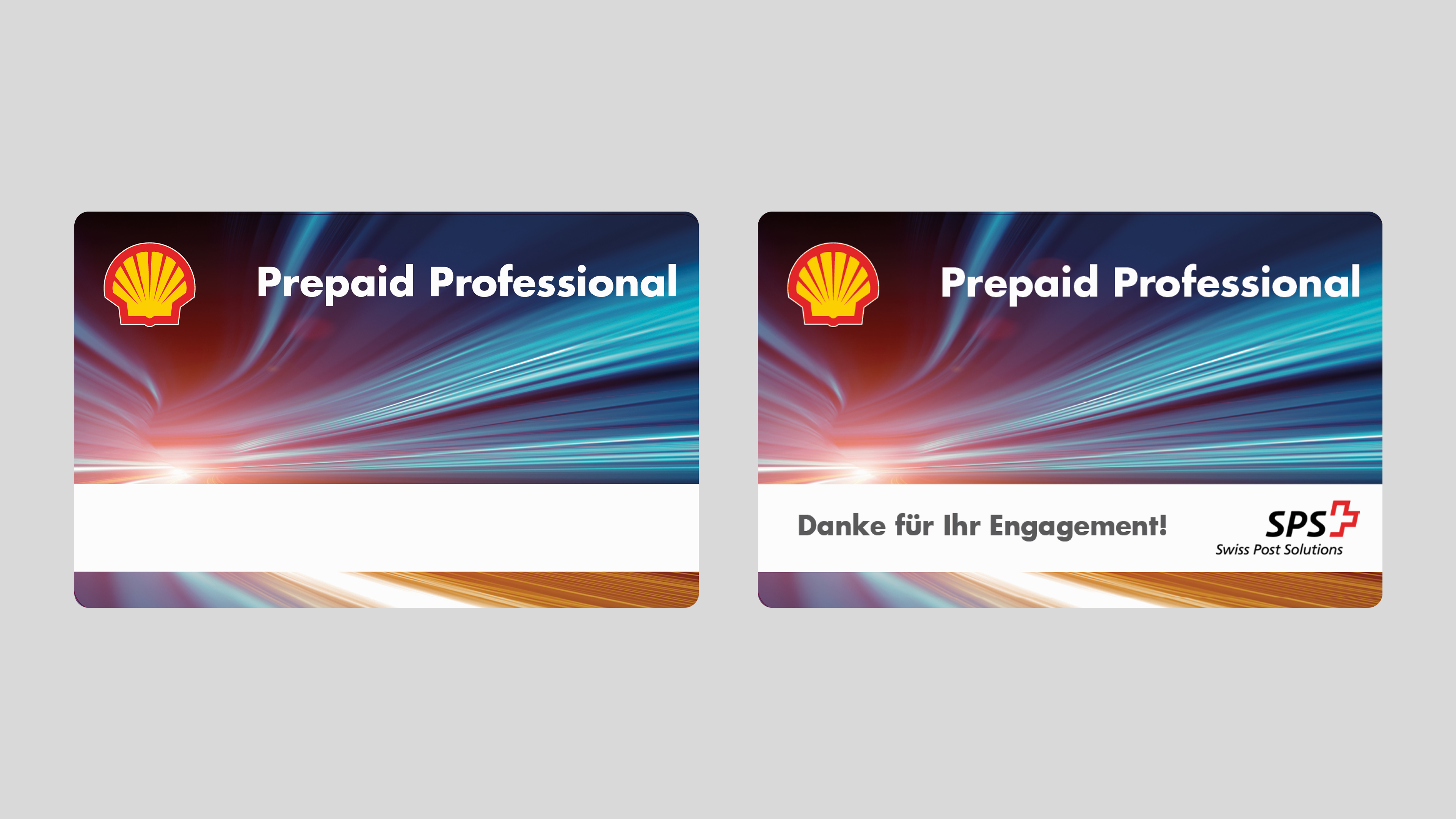 Corporate Logo Card der Shell Prepaid Card