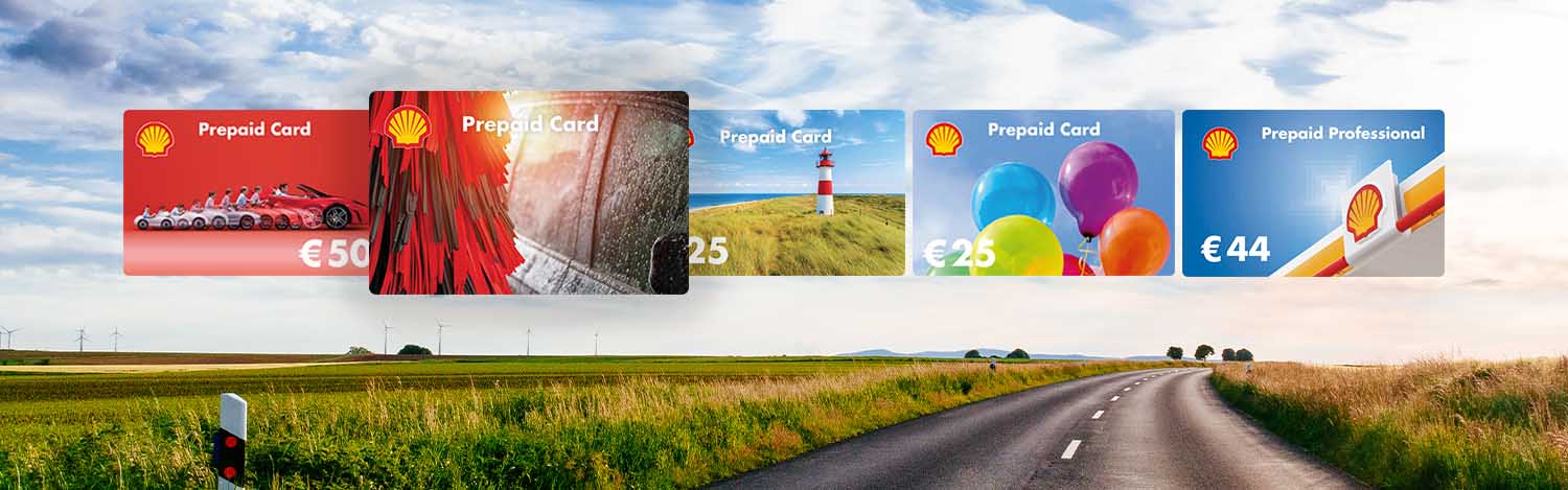 Alle aktuellen Motive der Shell Prepaid Card im Überblick - jetzt erhältlich